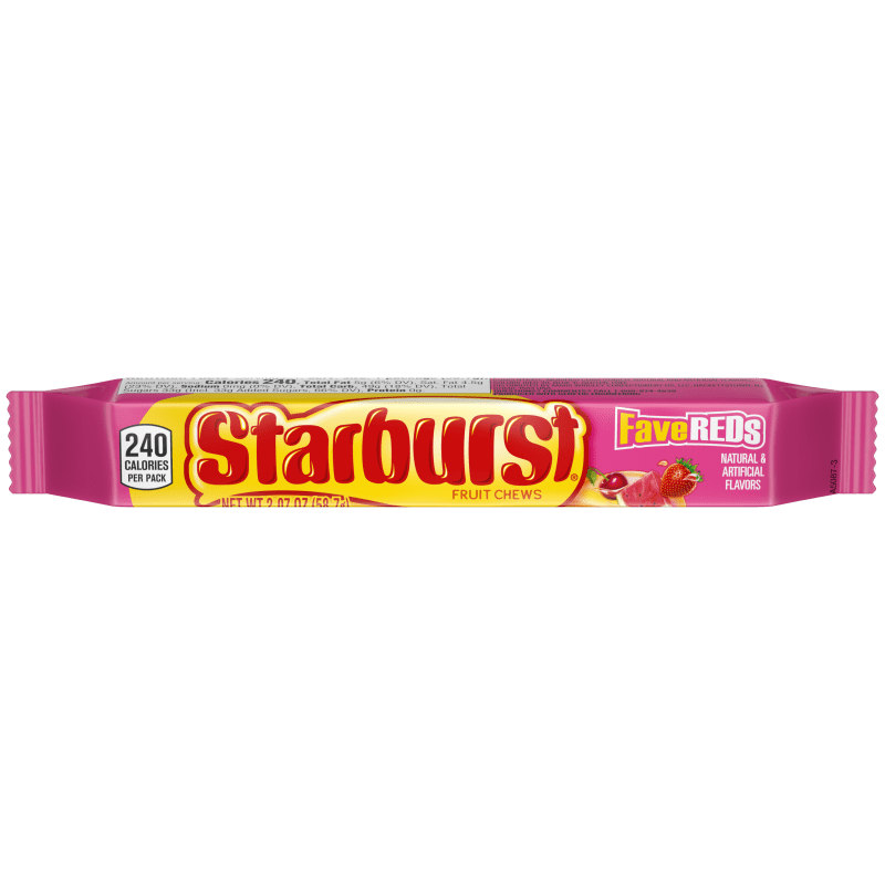 STARBURST FaveREDs Fruit Chews Candy Single58.7g   DLC: SEPT24