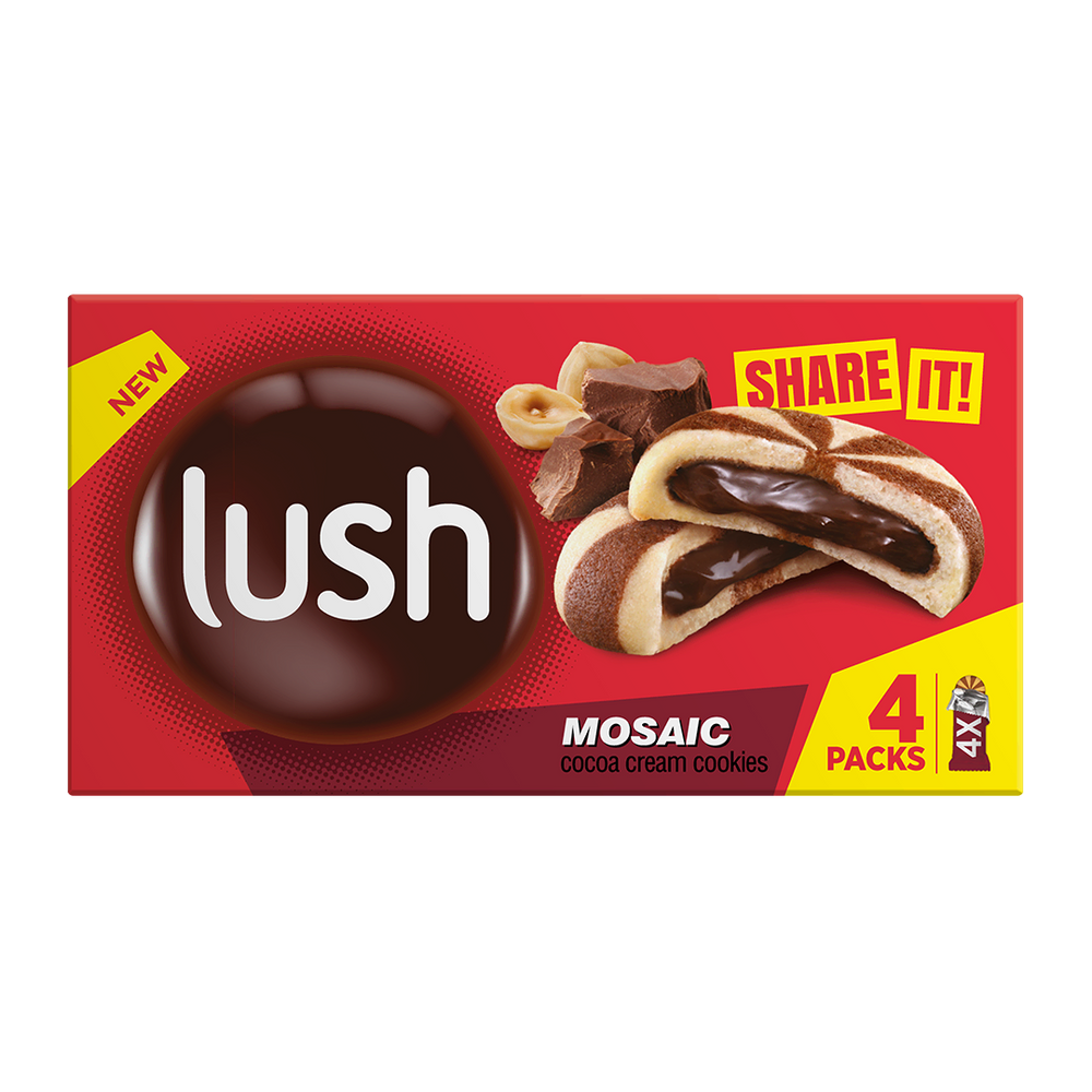 Lush Cookies 4.8 Oz 4Pk Mosaic Cocoa Cream DLC: 10-JUIN24