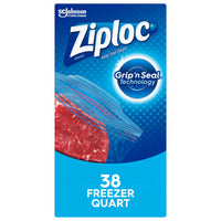 
              Ziploc Gallon Freezer Bags with New Stay Open Design (38 ct.)
            