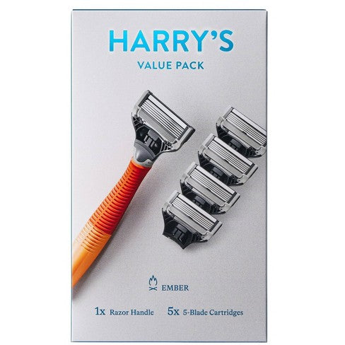 Harry's Value Pack Non-Disposable Razor Handle - Orange - 6ct