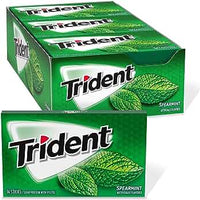 Trident Spearmint Sugar Free Gum (14 pieces)-DLC:16-febrier-2025