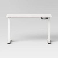 
              Loring Manual Height Adjustable Standing Desk White - Threshold
( 120 x 60 x 72.8 - 122.8 cm)
            