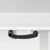 
              Loring Manual Height Adjustable Standing Desk White - Threshold
( 120 x 60 x 72.8 - 122.8 cm)
            