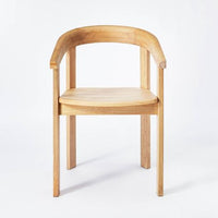 
              Terra Solid Wood Curved Back Dining Chair - Threshold™ designed with Studio McGee
(L 54cm, La 45cm, H 80cm)
            