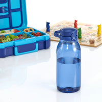 
              Your Zone 16 oz Plastic Chug Lid Water Bottle, PET material, Blue 473ml
            