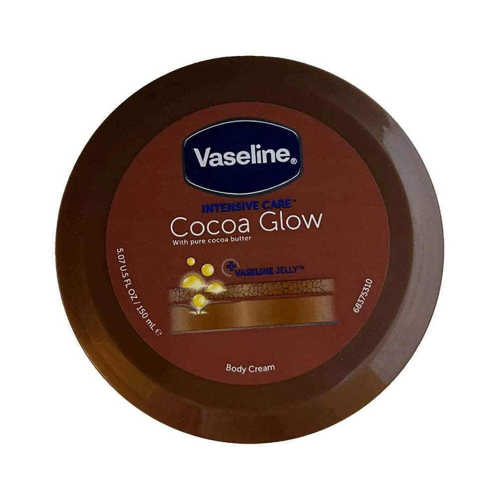 Vaseline Cocoa Glow Body Cream With Pure Cocoa Butter 5.07 oz 150mL