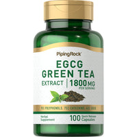 
              Extrait normalisé de thé vert EGCG 1800 mg (par portion) 100 Gélules à libération rapide DLC: MAI24
            