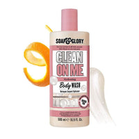 
              Soap & Glory Clean on Me Clarifying Mandarin, Strawberry, Rose, Peach and Musk Body Wash - Original Pink Scent - 16.9 fl oz/ 500ml
            