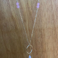 Collier Quartz Rose