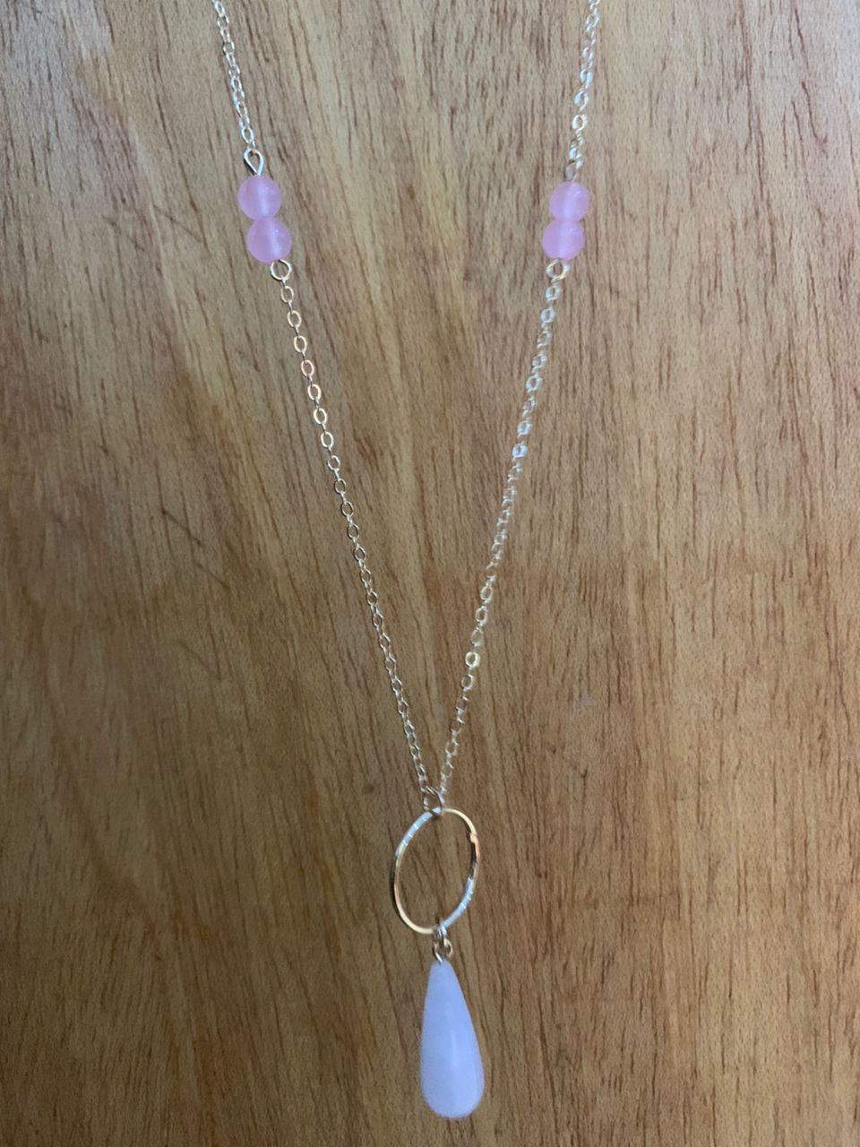 Collier Quartz Rose