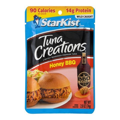 StarKist Tuna Creations Honey BBQ Pouch - 2.6oz(74g) DLC: 25 OCT2024