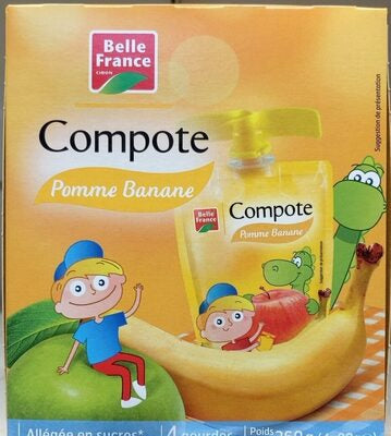 Compote pomme banane - Belle France 360g/ DLC: 01 Août25