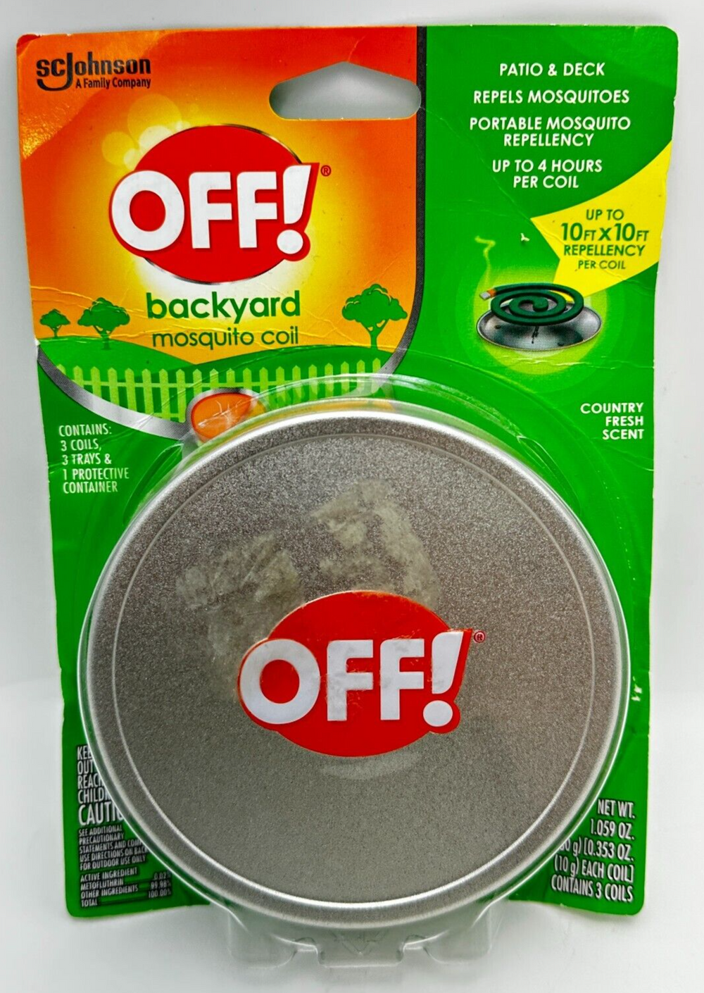 Off! Backyard Mosquito Coil - 3 Count