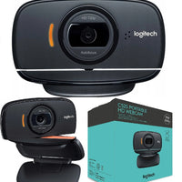 Logitech C525 Webcam Pliable HD 720P 30fps, Caméra Vidéo Clip-on pour Ordinateur, avec Micro