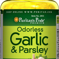 4.6 4,6 sur 5 étoiles (1 081)
Puritan's Pride Ail et persil sans odeur 500 mg/100 mg, 250 unités-DLC:08/2026