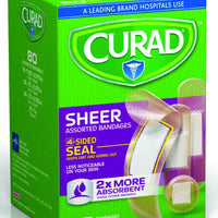 Curad Sheer Assorted Bandages 80ct