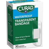 Waterproof Bandages, 1″ x 2.5″, 30 count