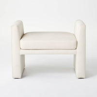 
              Vernon Ottoman Linen - Threshold designed with Studio McGee: Upholstered Bench, No Assembly Required
            