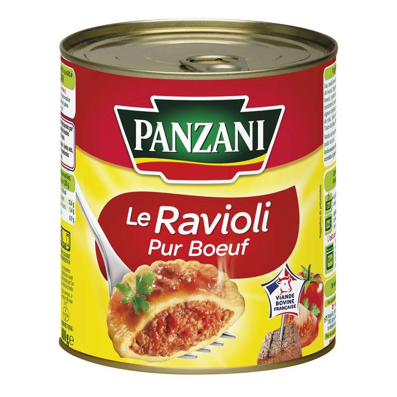 Ravioli Pur Boeuf, Panzani (800 g) DLC: 26-MAI24