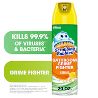 
              Scrubbing Bubbles Bathroom Grime Fighter 20-fl oz Citrus Foam Multipurpose Bathroom Cleaner 567g
            