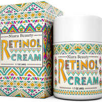 Retinol Cream Moisturizer for Face & Eyes - Anti Aging, Wrinkles, Fine Lines, Acne, Scars, Even Skin Tone - Best Natural & Organic Hyaluronic Acid, Green Tea, Vitamin E - Use Night & Day - 1.7 OZ