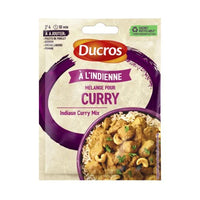 Epices curry Indien DUCROS le sachet de 20g  DLC: 11-FEV24