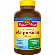 Magnésium 400Mg Nature Made DLC: Août 2026