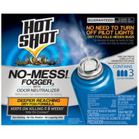 Hot Shot No Mess Fogger With Odor Neutralizer Deeper Reaching Dry Fog Formula, 1.2 Ounc