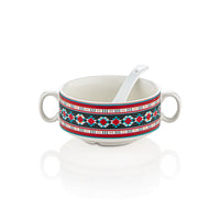 Almarjan 16 Pieces Fonon Collection Soup Set - 7645