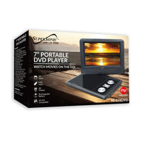 
              SuperSonic SC-257 Portable DVD Player 7" and Digital TV
            