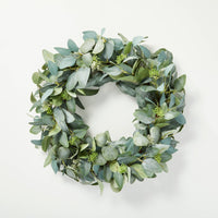 24" Faux Seeded Eucalyptus Wreath - Hearth & Hand™ with Magnolia