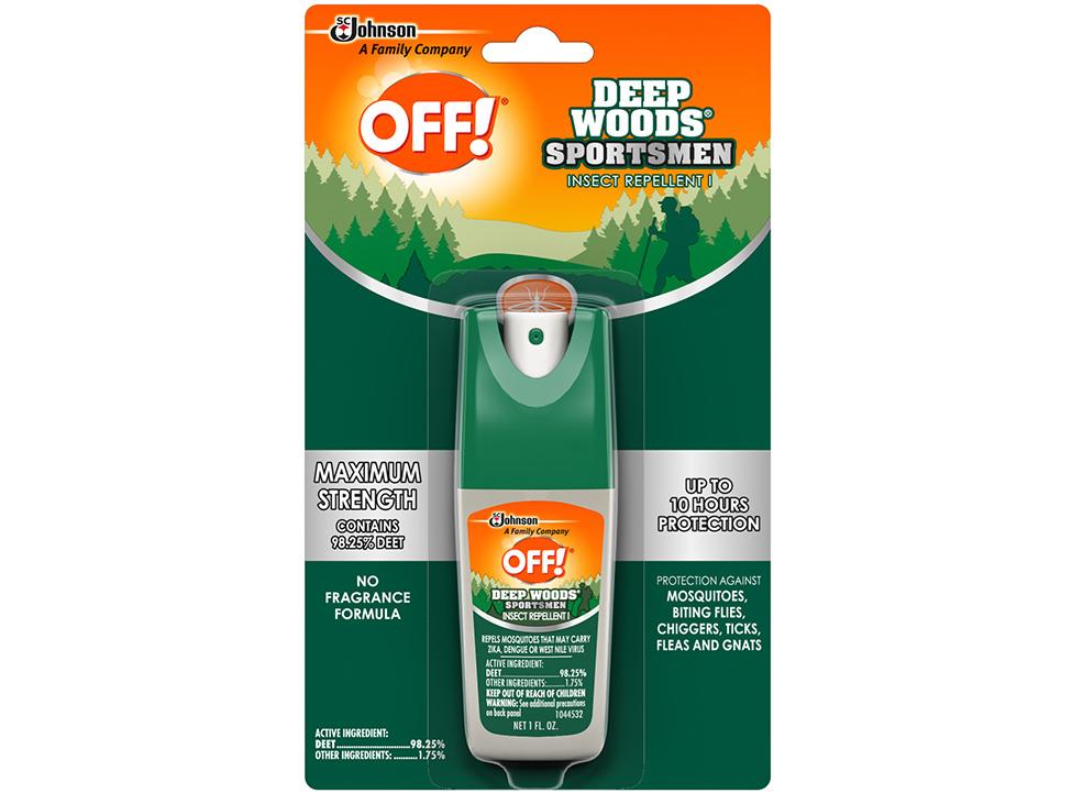 OFF! Sportsmen Deep Woods Insect Repellent 1, 98.25% DEET, Spray Pump