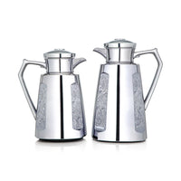 
              Almarjan 2 Pieces Vacuum Flask Set Silver - PRP-0700/1000C
            