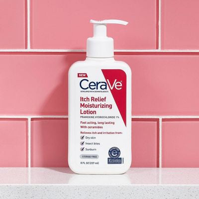 CeraVe Itch Relief Moisturizing Lotion for Dry and Itchy Skin Unscented - 8 fl oz 237mL