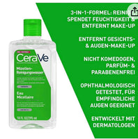 
              Cerave Eau Nettoyant Micellaire Ultra Douce Hydratant 295 ml
            