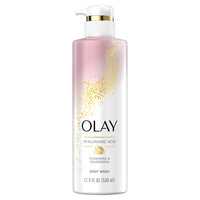 Olay Cleansing & Nourishing Body Wash with Vitamin B3 and Hyaluronic Acid , 17.9 Oz 530mL