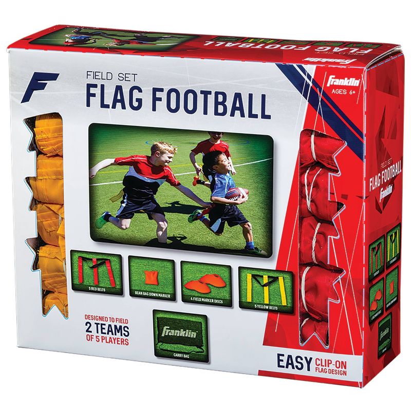 Franklin Sports 10 Player Youth Flag Football Field Set