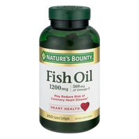 Bounty Odorless Fish Oil 1200mg, 200-Count, Omega 3 DLC: MAI24