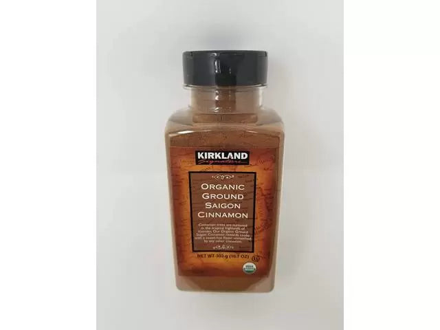 Kirkland Organic Ground Saigon Cinnamon 303g DLC: 15-MAR25