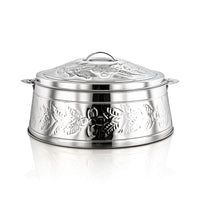 
              Almarjan Rodha Collection Stainless Steel Hot Pot Silver 1800mL & 1300mL 2pk
            