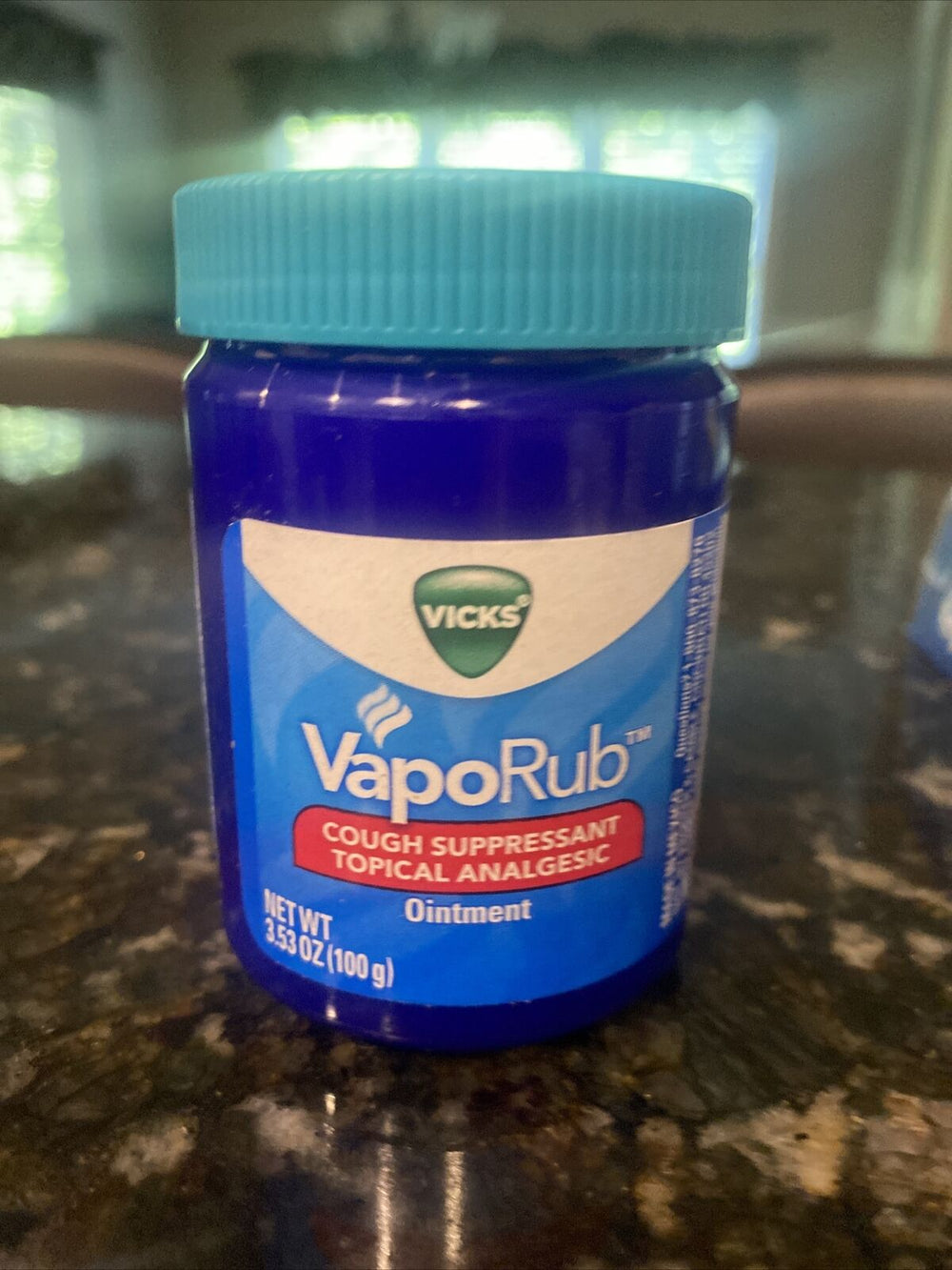 Vicks VapoRub Original Cough Suppressant Medicated Topical Analgesic Ointment (3.53 oz., 2 pk.) DLC: Juin2024