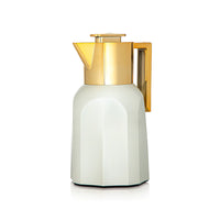 Almarjan 2 Pieces Vacuum Flask Set Beige & Gold - MAG-BEG