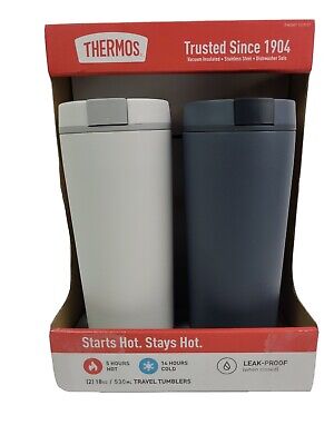 Thermos 18oz Travel Tumblers Hot for 5hrs. Cold for 14.