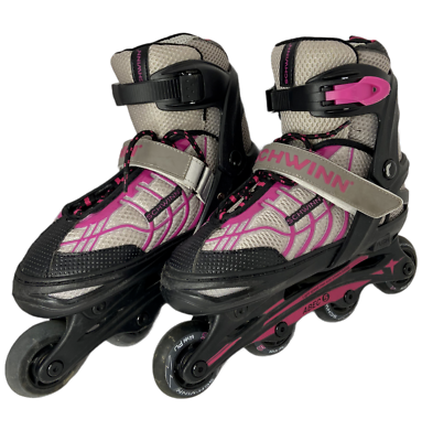 Schwinn Rollerblades Inline Skates Girls Size 5-8 Adjustable SC-BIG-L (RR)