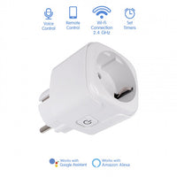 
              20A Wifi Outlet Smart Plug For Amazon Alexa & Google Assistant (L5 X W5 X H8.4)CM
            