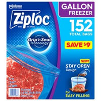 
              Ziploc Gallon Freezer Bags with New Stay Open Design (38 ct.)
            