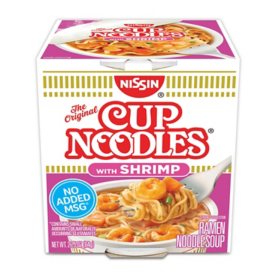 Nissin Shrimp Cup Noodles 1pk. DLC: 07-JUL24