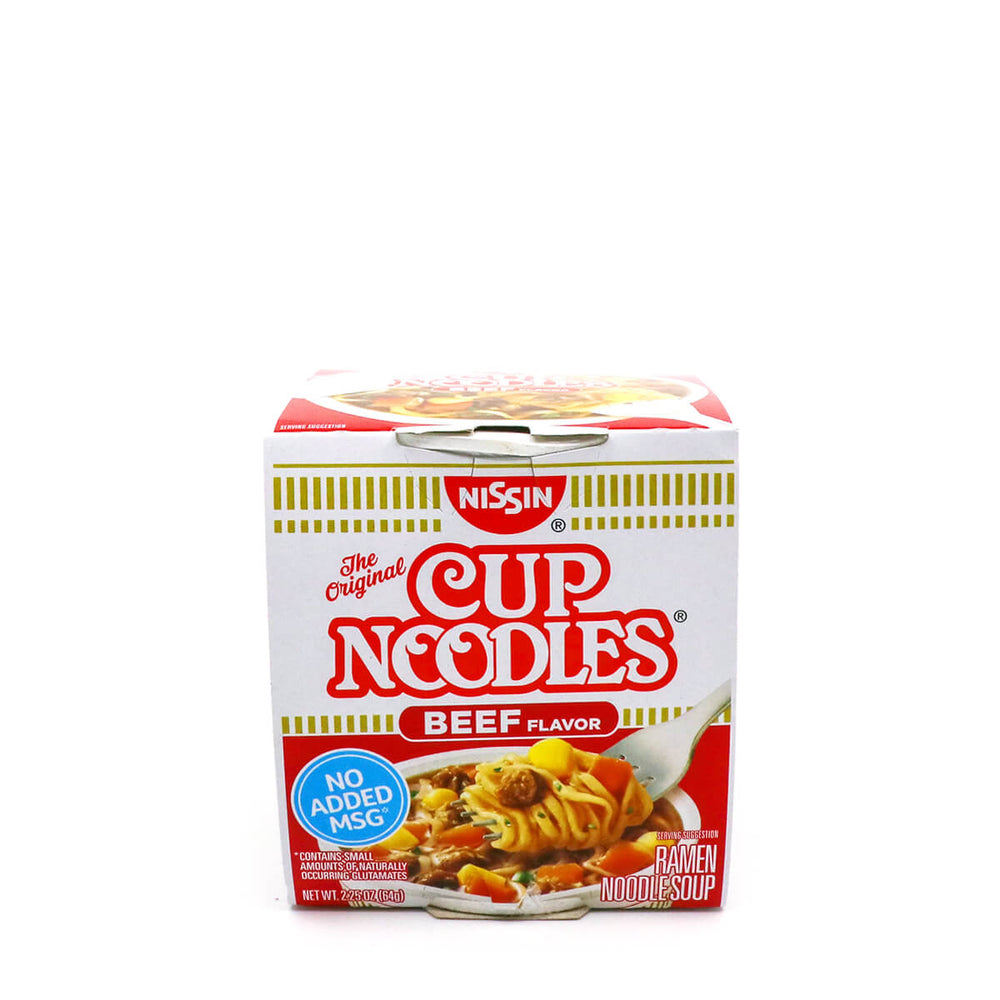 Nissin Cup Noodles, Beef Flavor 2.25 oz/64g