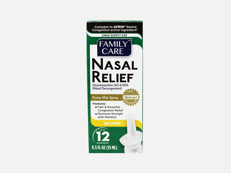 Family Care Severe Nasal Relief Spray 0.5Oz/15mL DLC:05/22