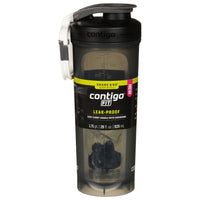 Contigo Shake & Go Fit Snap-Lid Sake Mixer Bottle with Carabiner 828 mL